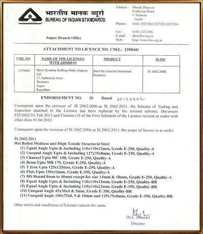 Certificate of Registration